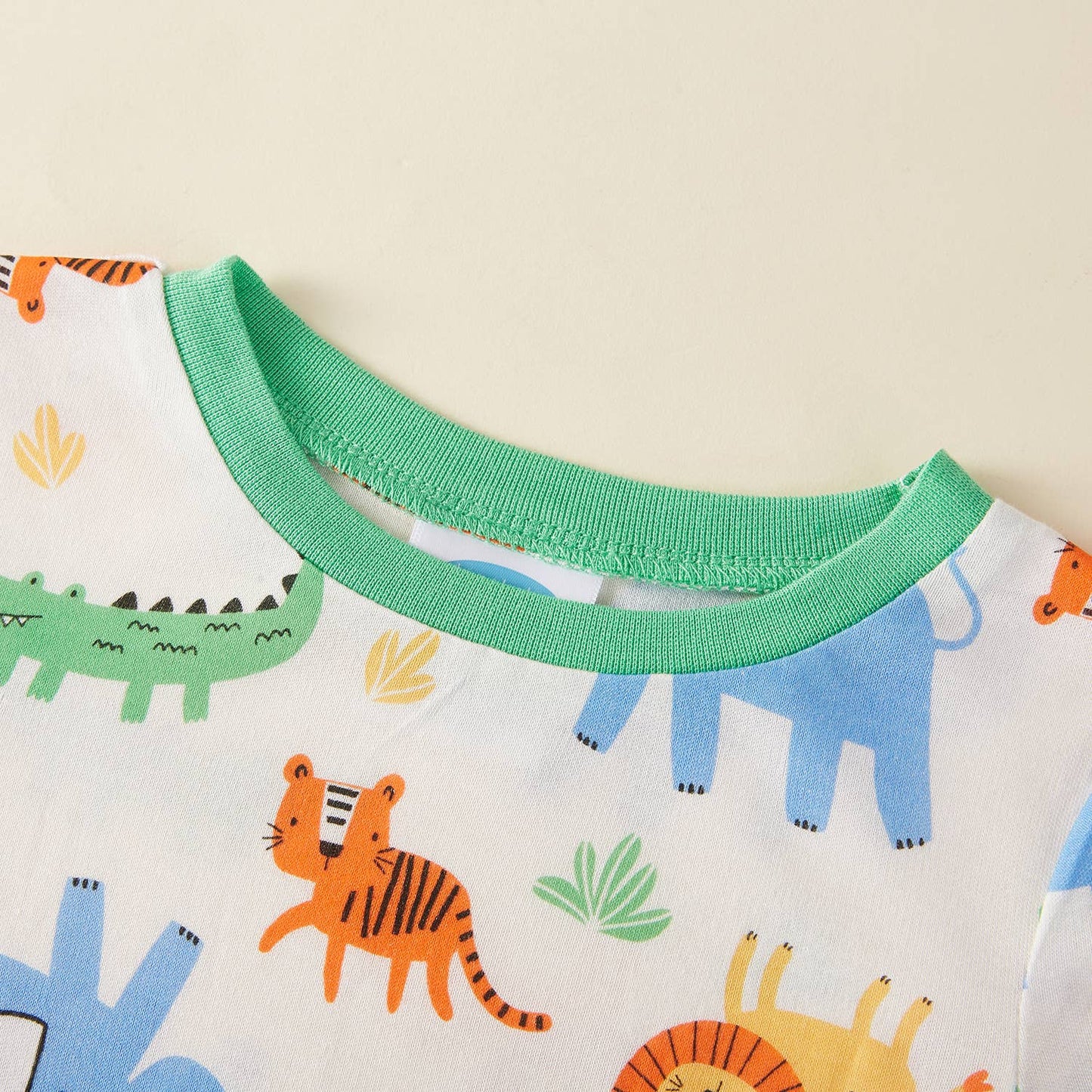 Safari Animals Kids Pajama Pants Set