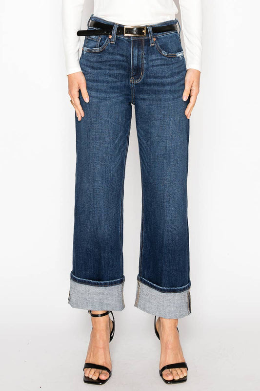 INSEAM TRANSFORM HIGH RISE RELAXED STRAIGHT LEG JEANS