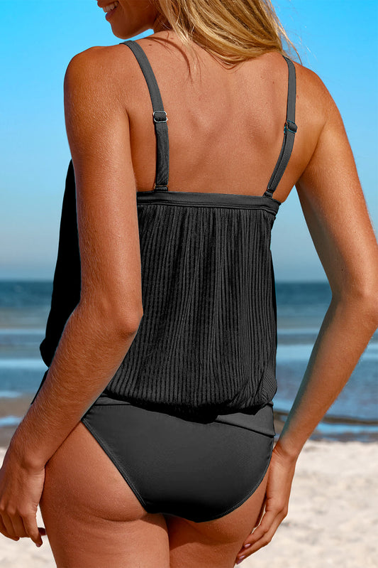 Black Mesh Swimsuit