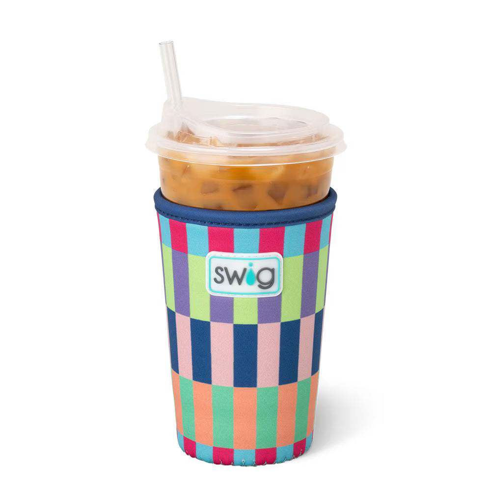 Brite Stripe Iced Cup Coolie (Medium)