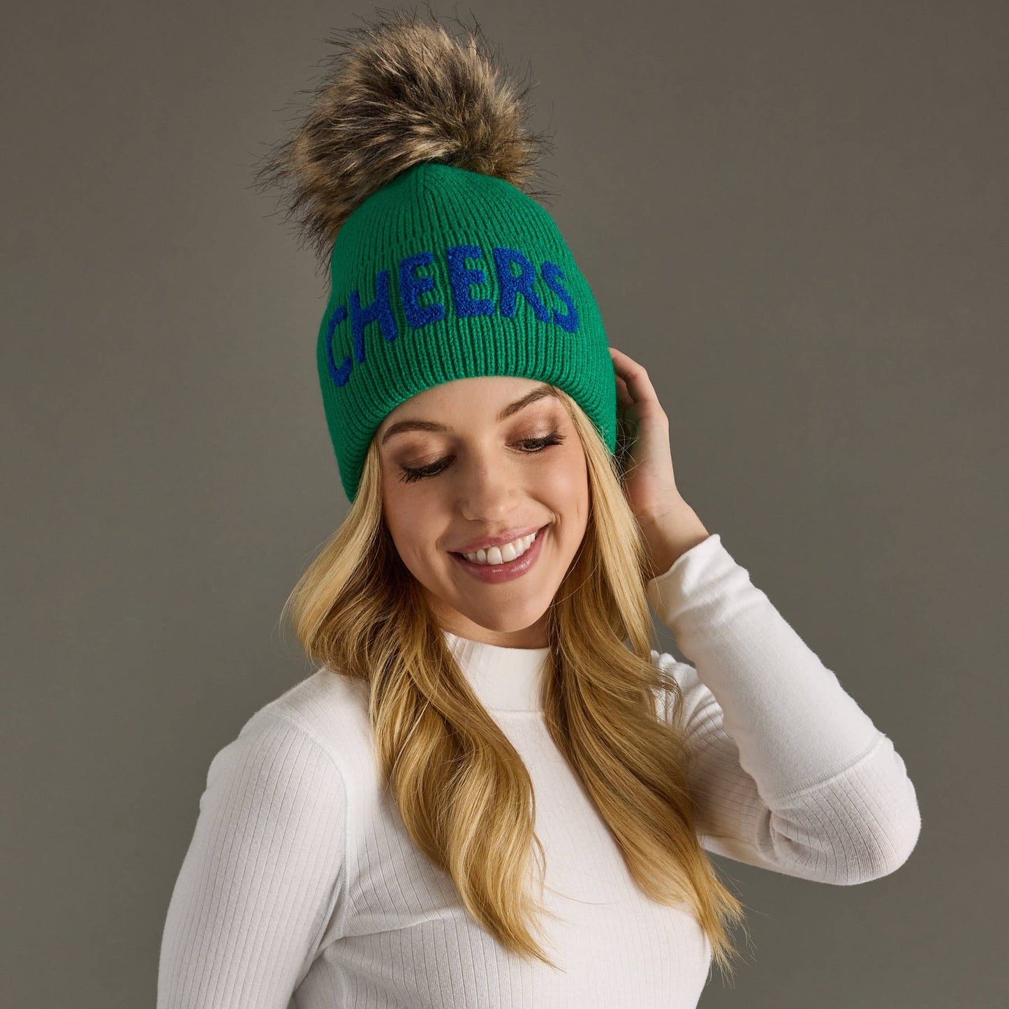 Cheers Knit Pom Hat