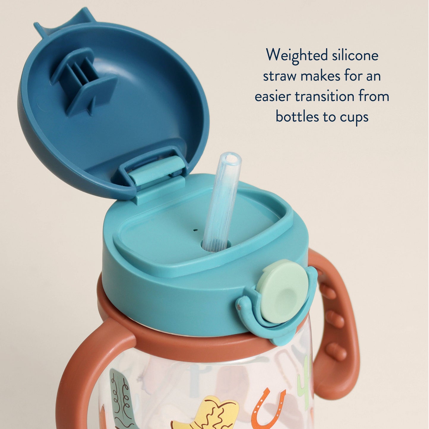 *NEW* Itzy Sips™ - Straw Cup With Snap-Close Lid: Giddy Up!