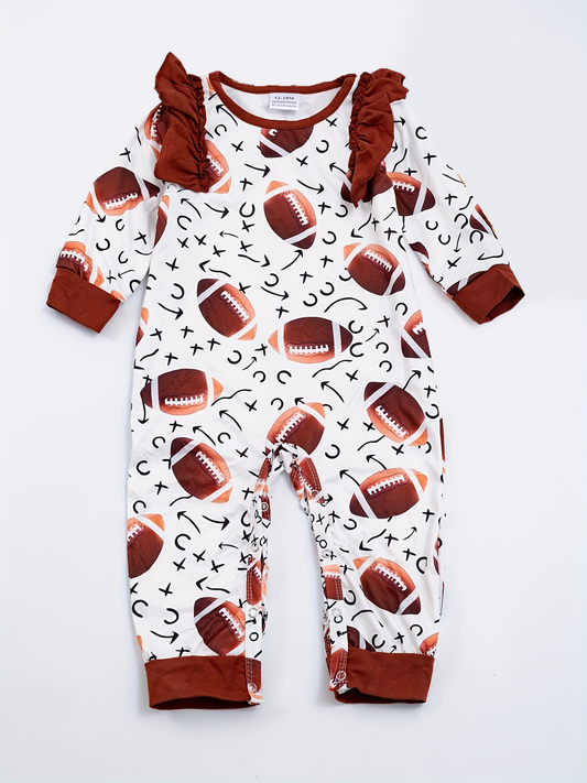 Football Longsleeve Romper