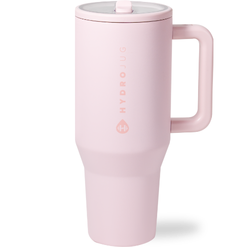 Pink Sand HydroJug 40 oz Traveler Tumbler: Pink Sand