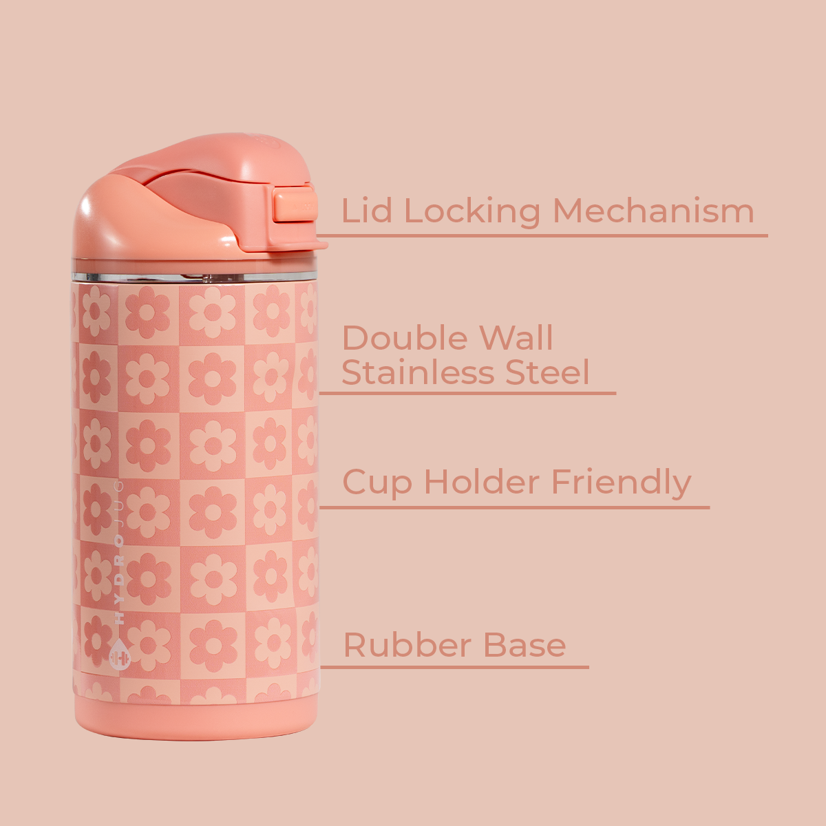 Daisy Checkers HydroJug 14 oz Ease2o