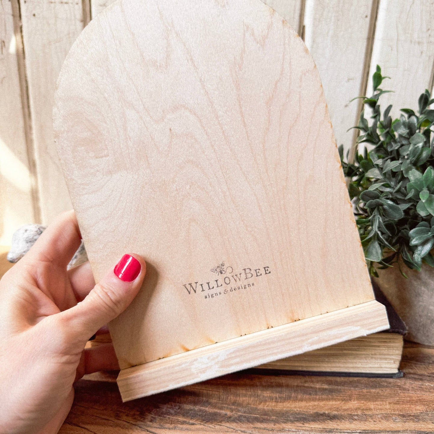 Fall Floral Arched Shelf Sitter