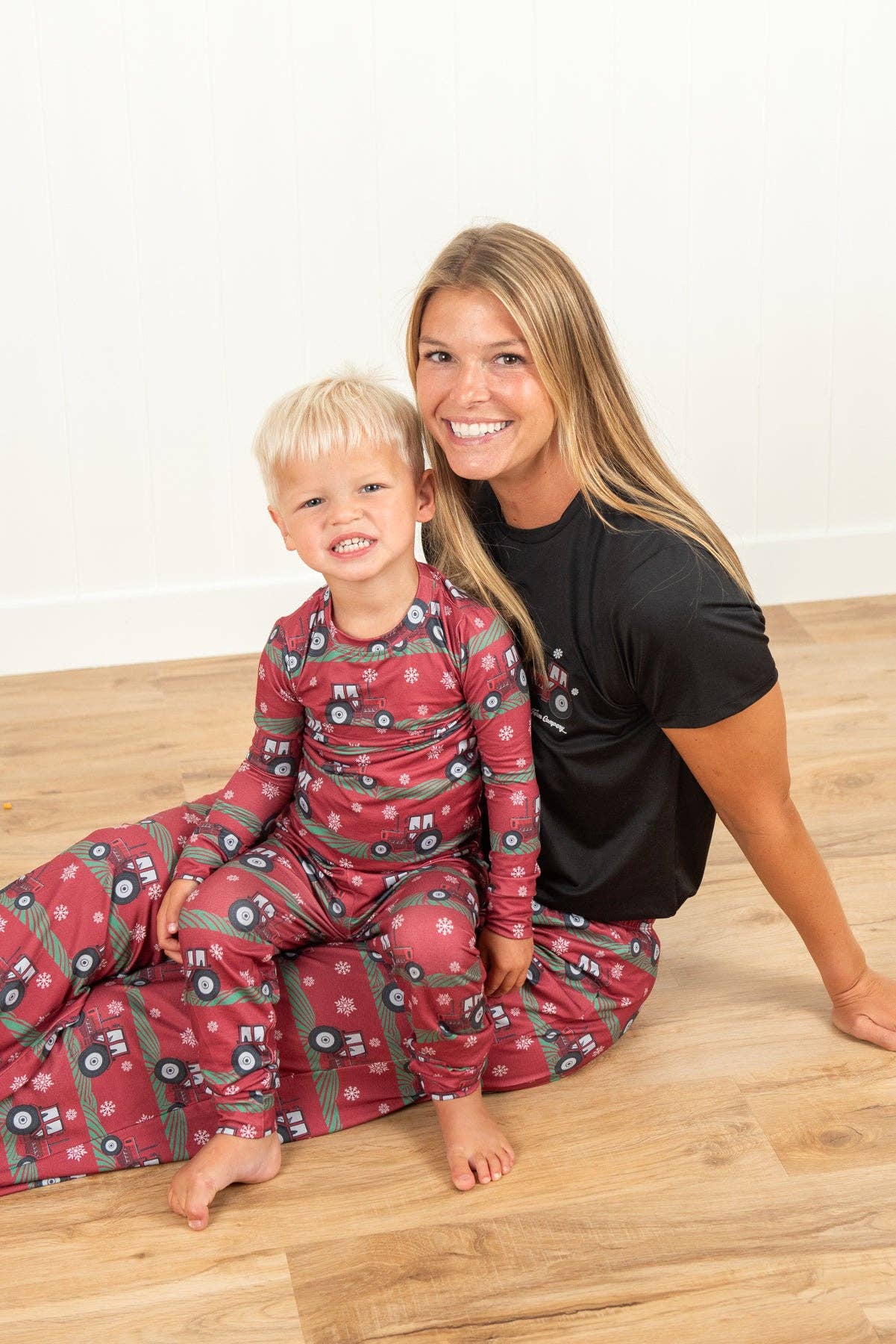 Red Tractor Pajama Pants