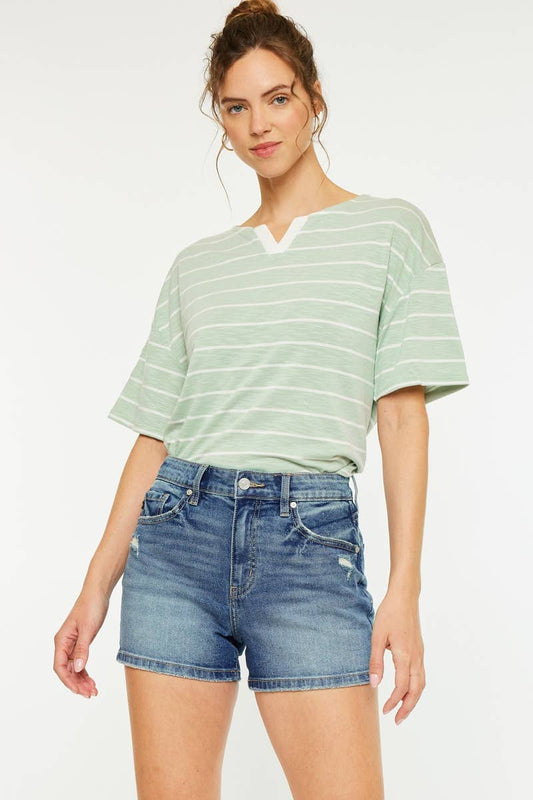 HR Mom Jean Short