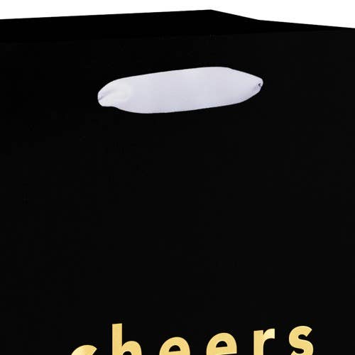 Black Beverage Bag, Cheers