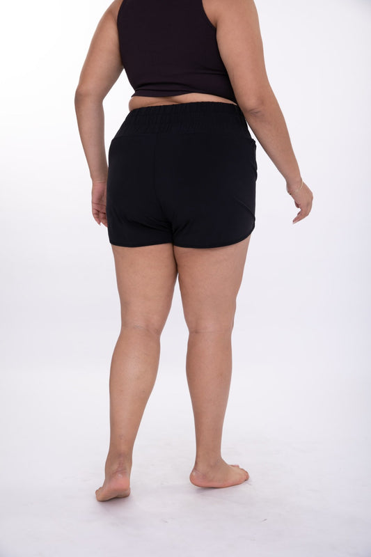 CURVY Highwaist Athleisure Split Shorts