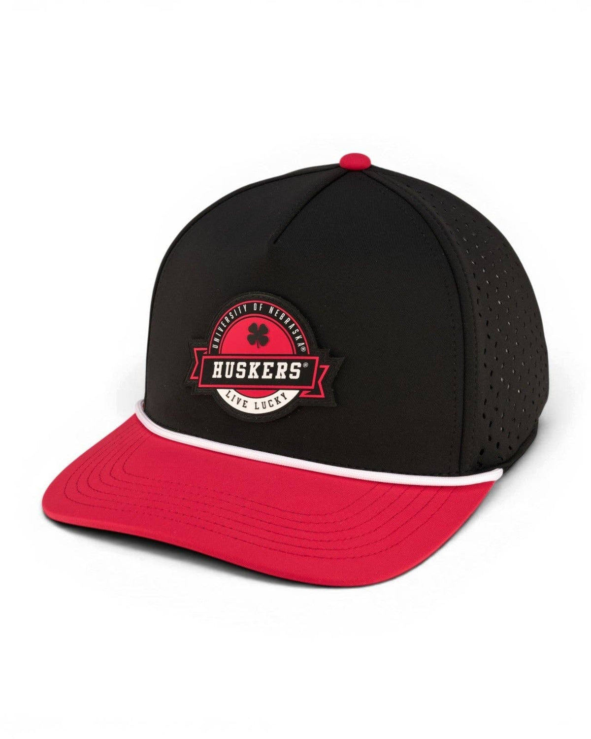 University of Nebraska Blitz - Black and Red NU Hat: SNAPBACK