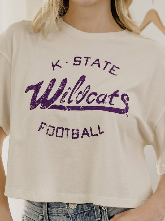 Wildcats Football Cropped Tee
