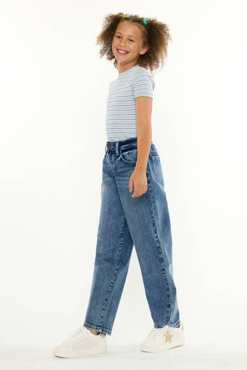 YOUTH  HIGH RISE BARREL-YC20084M: MEDIUM / 6