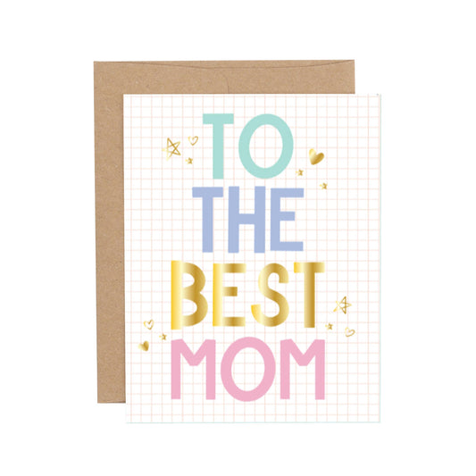 Best Mom Mother's Day Greeting Card
