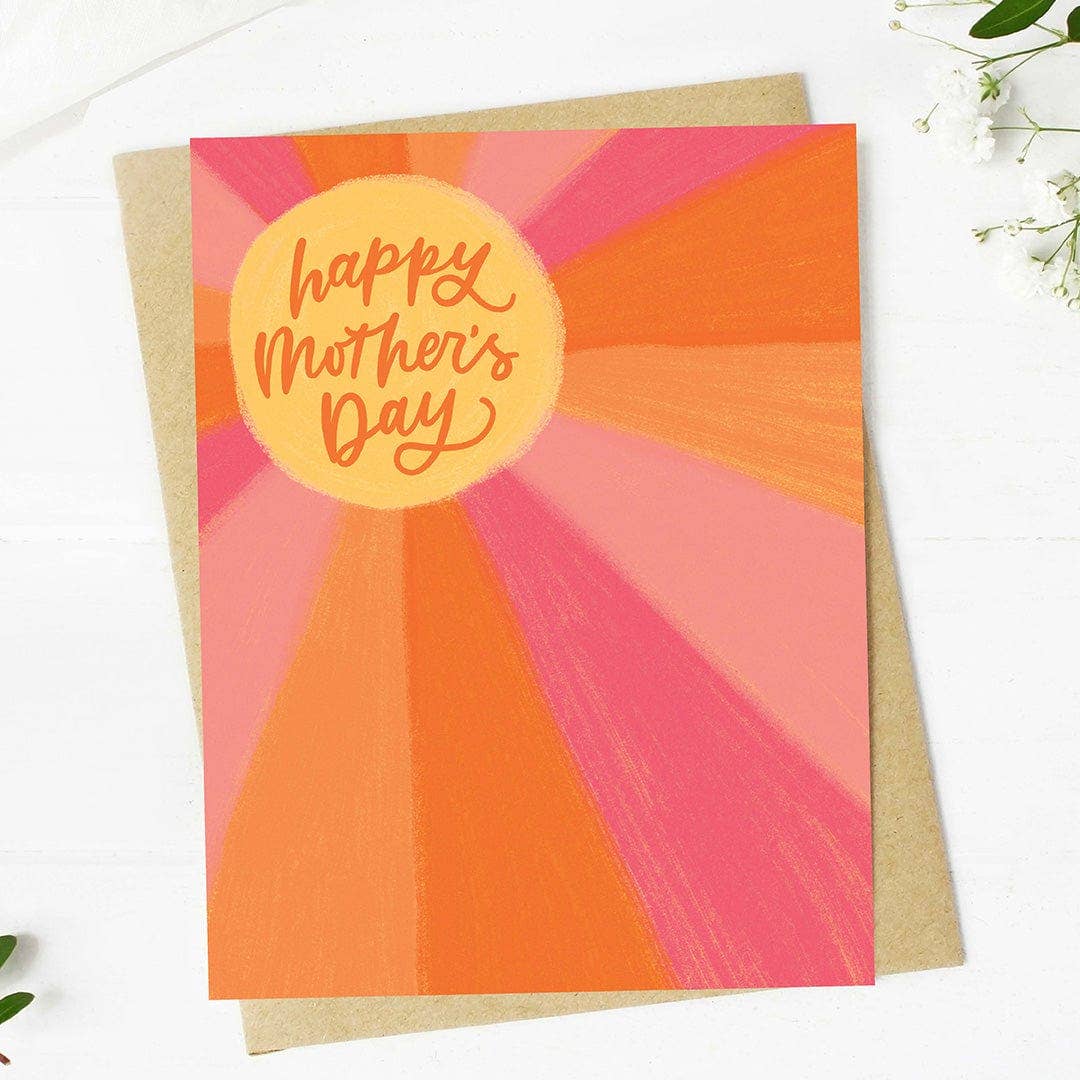 "Happy Mother's Day" Vibrant Sunshine Mother's Day Card