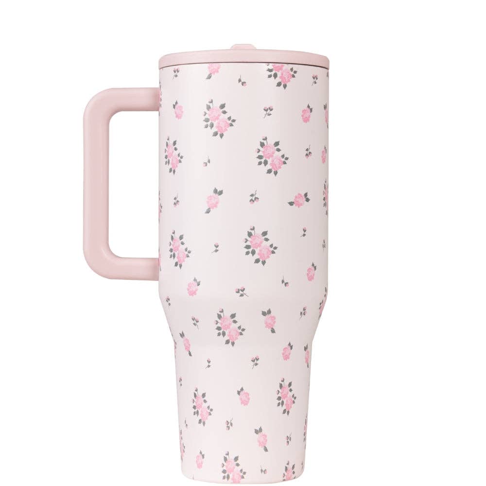 Wildrose HydroJug 32 oz Traveler Tumbler: Wildrose