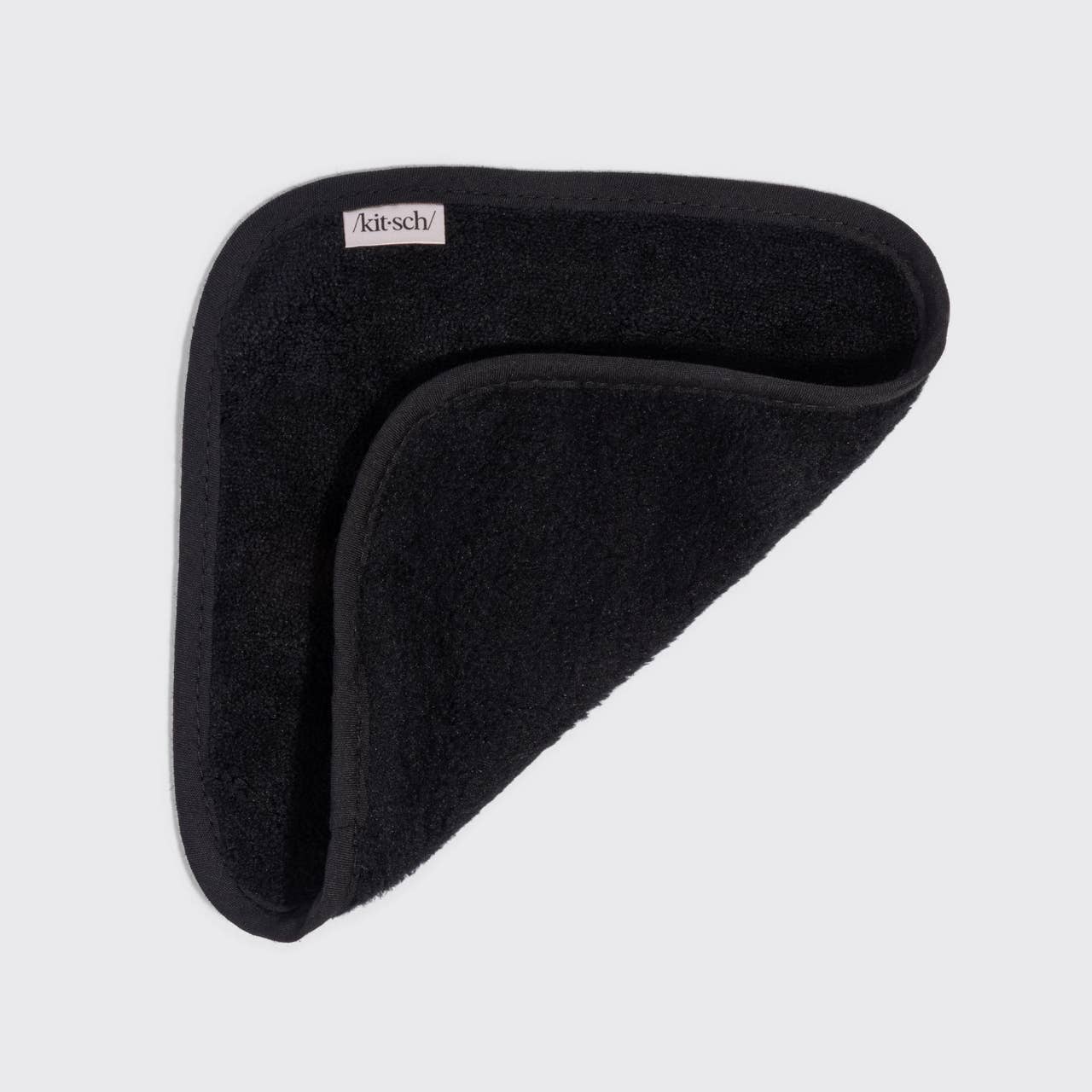 Microfiber Face Towels 3pc Set - Black