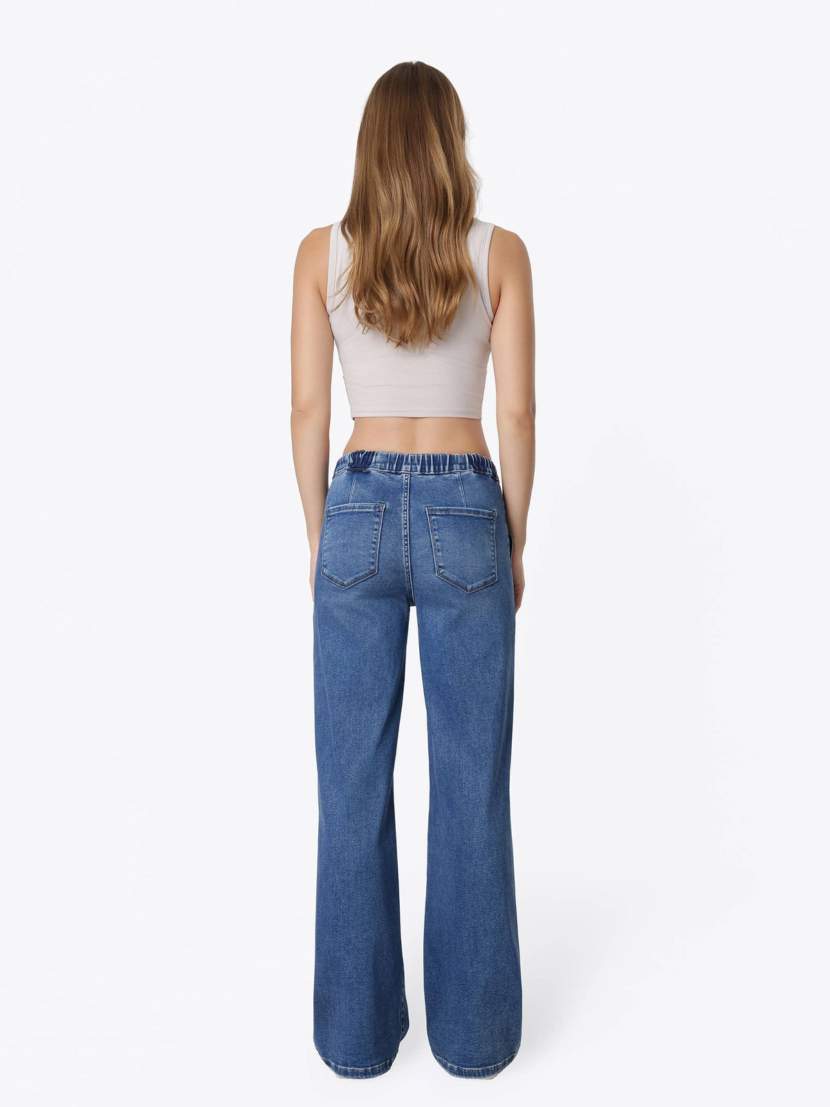 HIGH RISE SELF TIE EXTREME VINTAGE FLARE JEANS