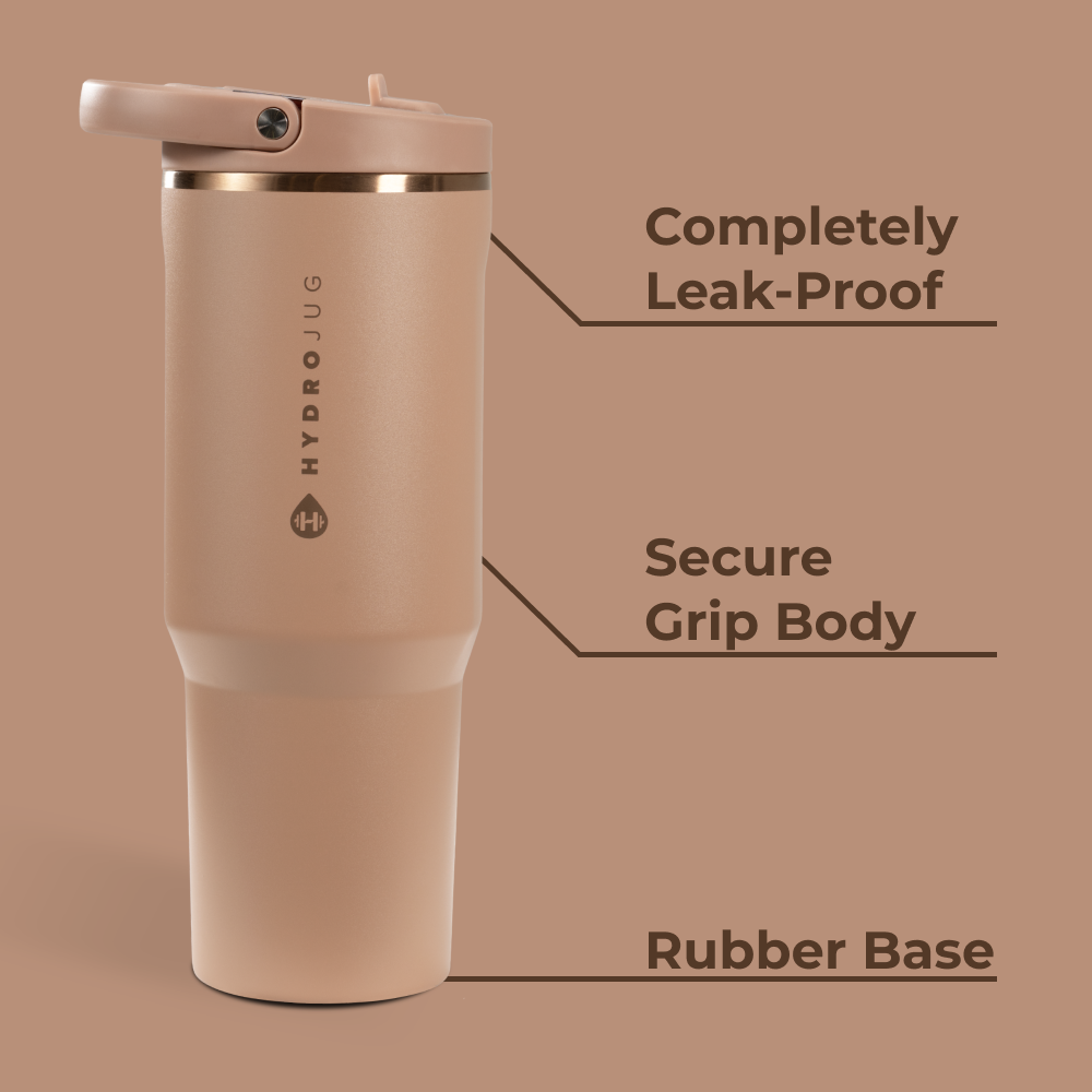 Caramel HydroJug 40 oz Sport Water Bottle