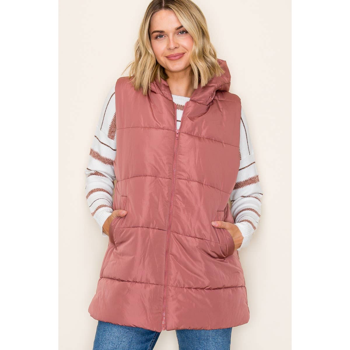 Hooded Puffer Vest