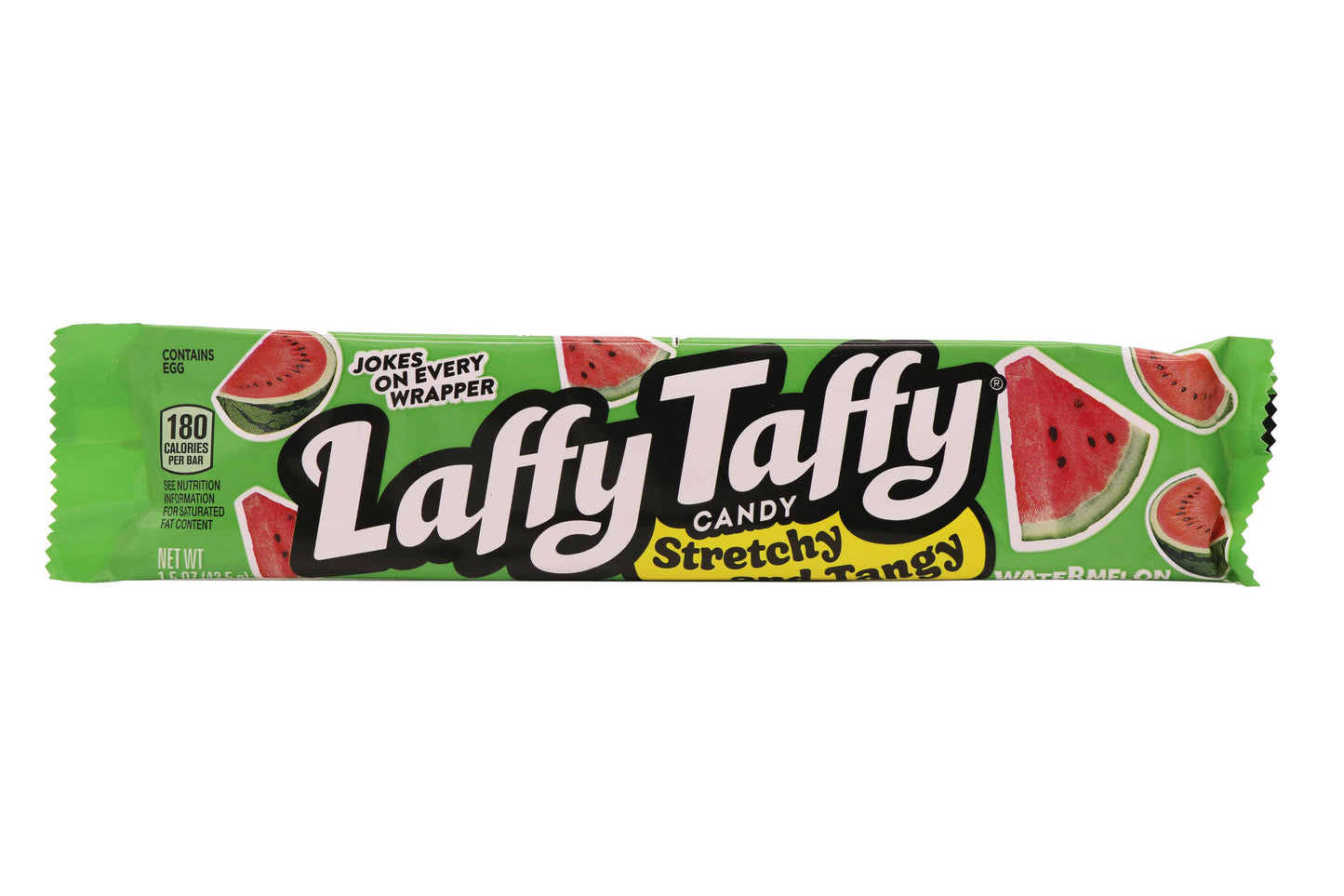 Laffy Taffy Candy 1.5oz Bar, Watermelon, 24ct