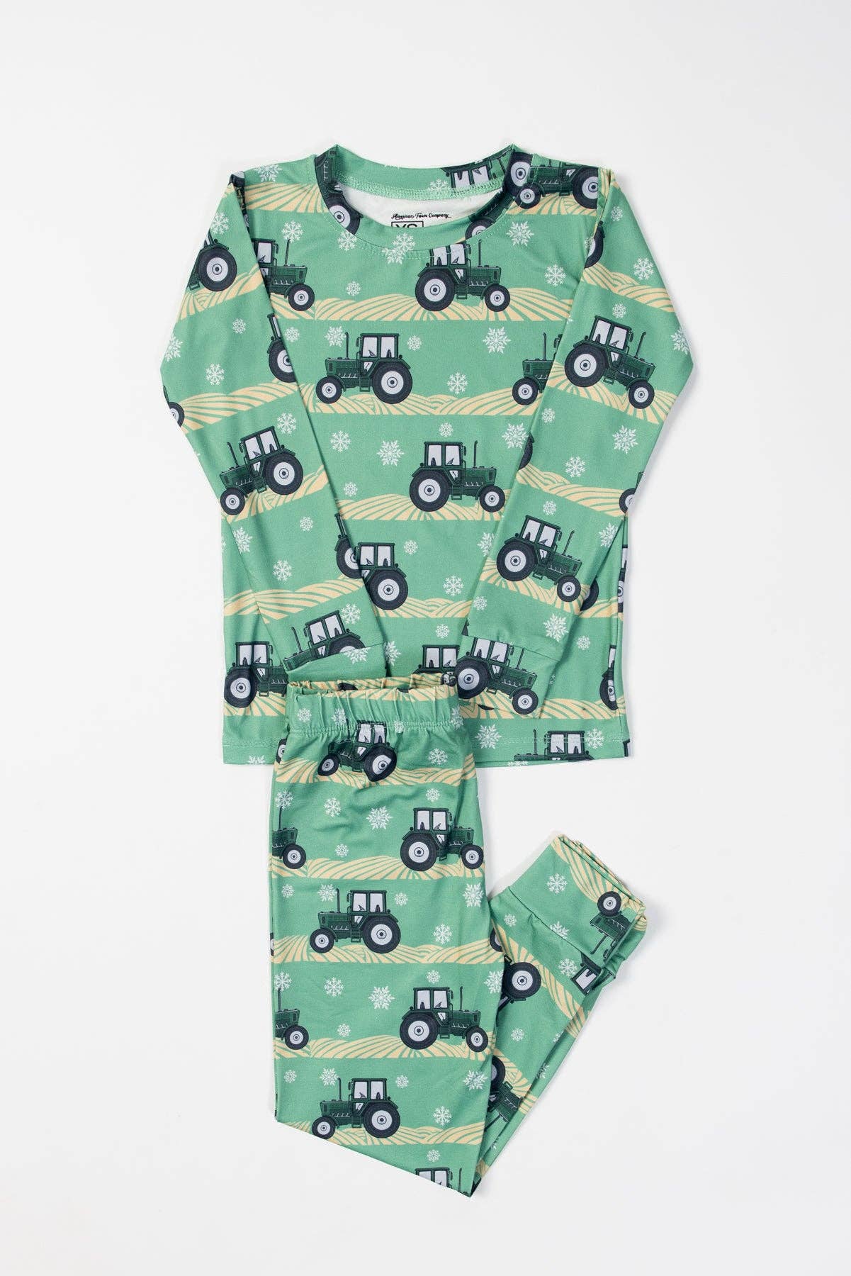 Green Tractor Set