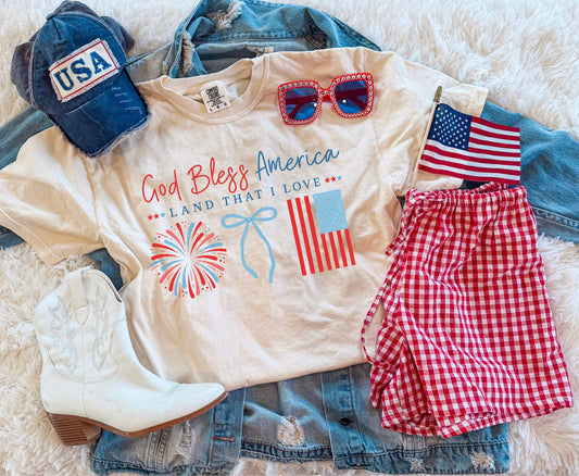 GOD BLESS AMERICA TEE