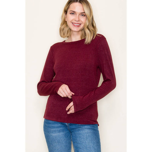 Ribbed Pullover