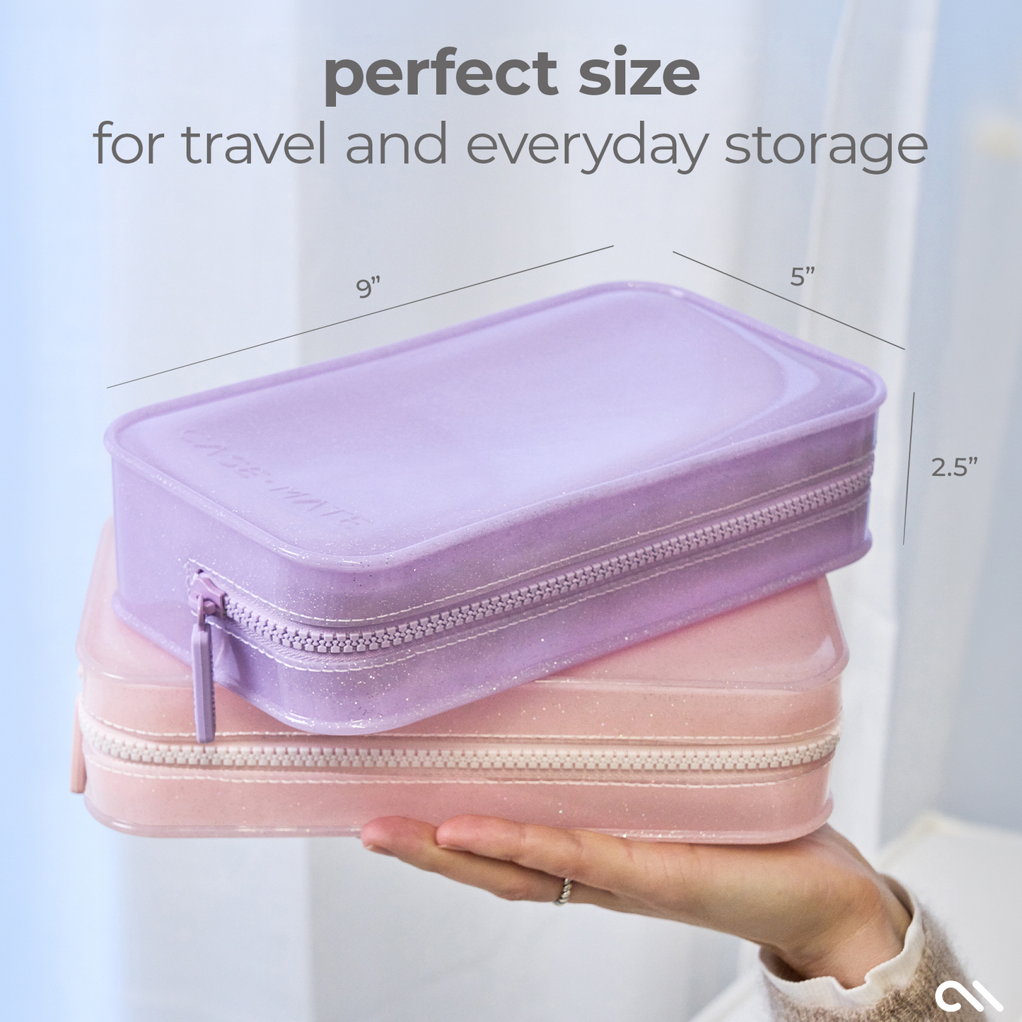 Case-Mate Jelly Makeup Bag: Midnight Black
