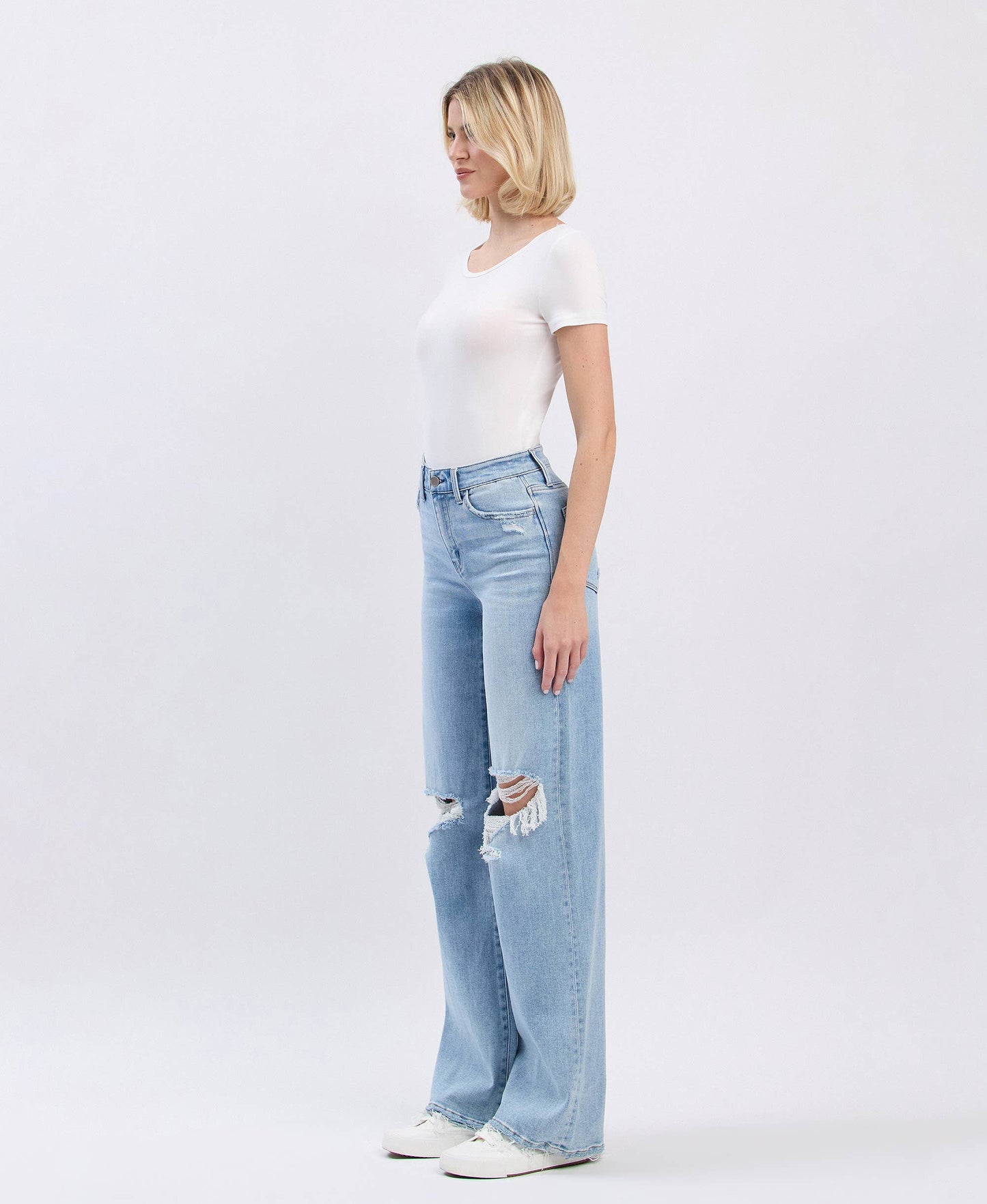 Flying Monkey HR WIDE LEG JEANS
