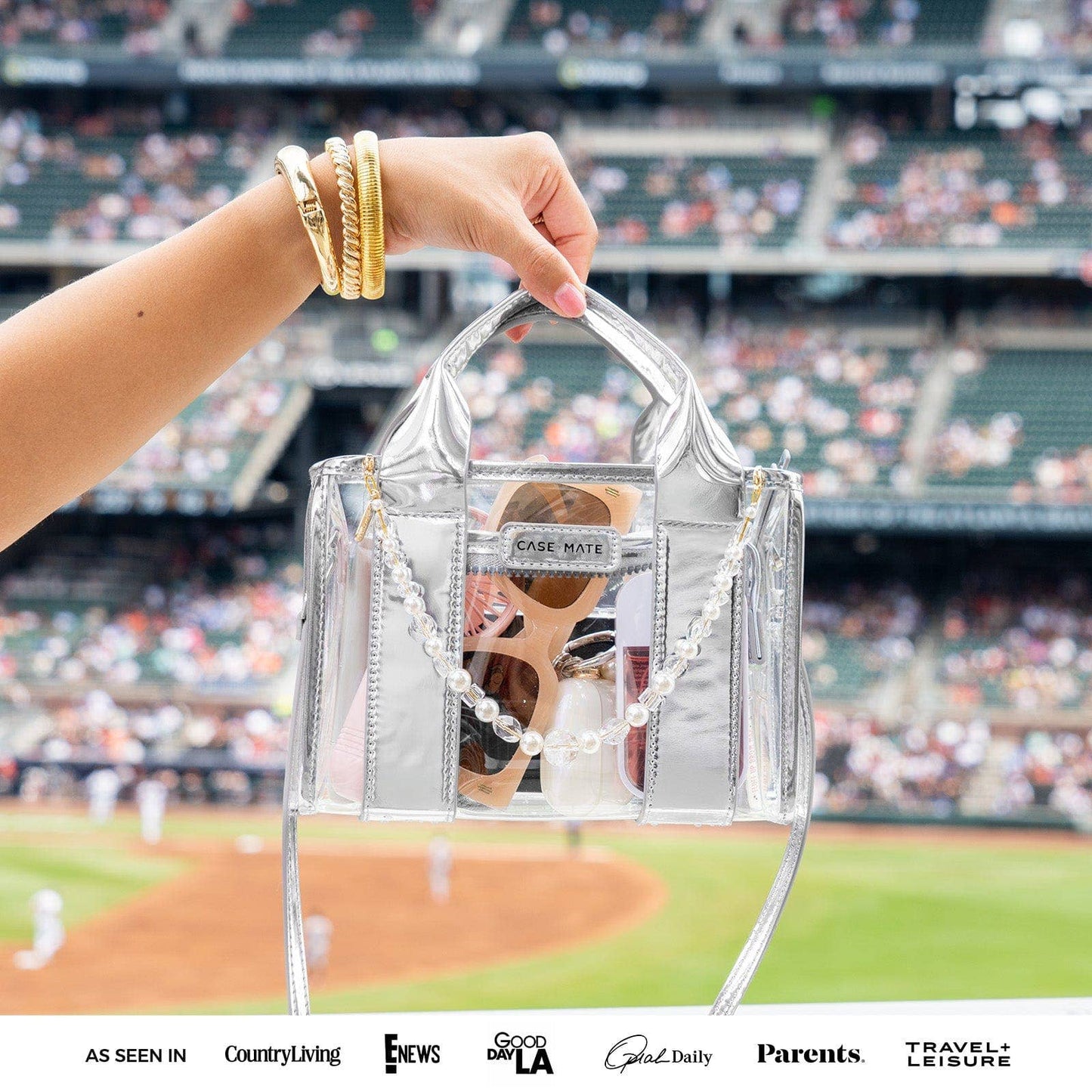 Case-Mate Clear Stadium Bag: Iridescent