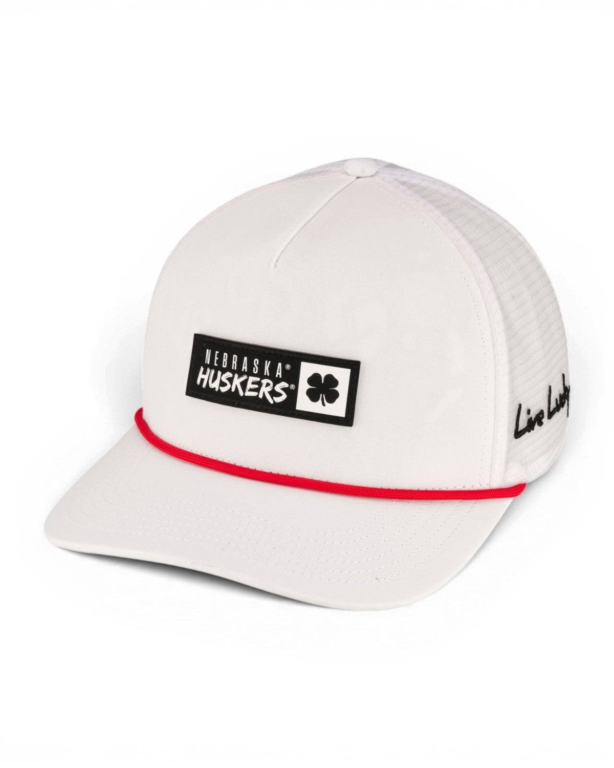 University of Nebraska Whiteout - White NU Hat: SNAPBACK