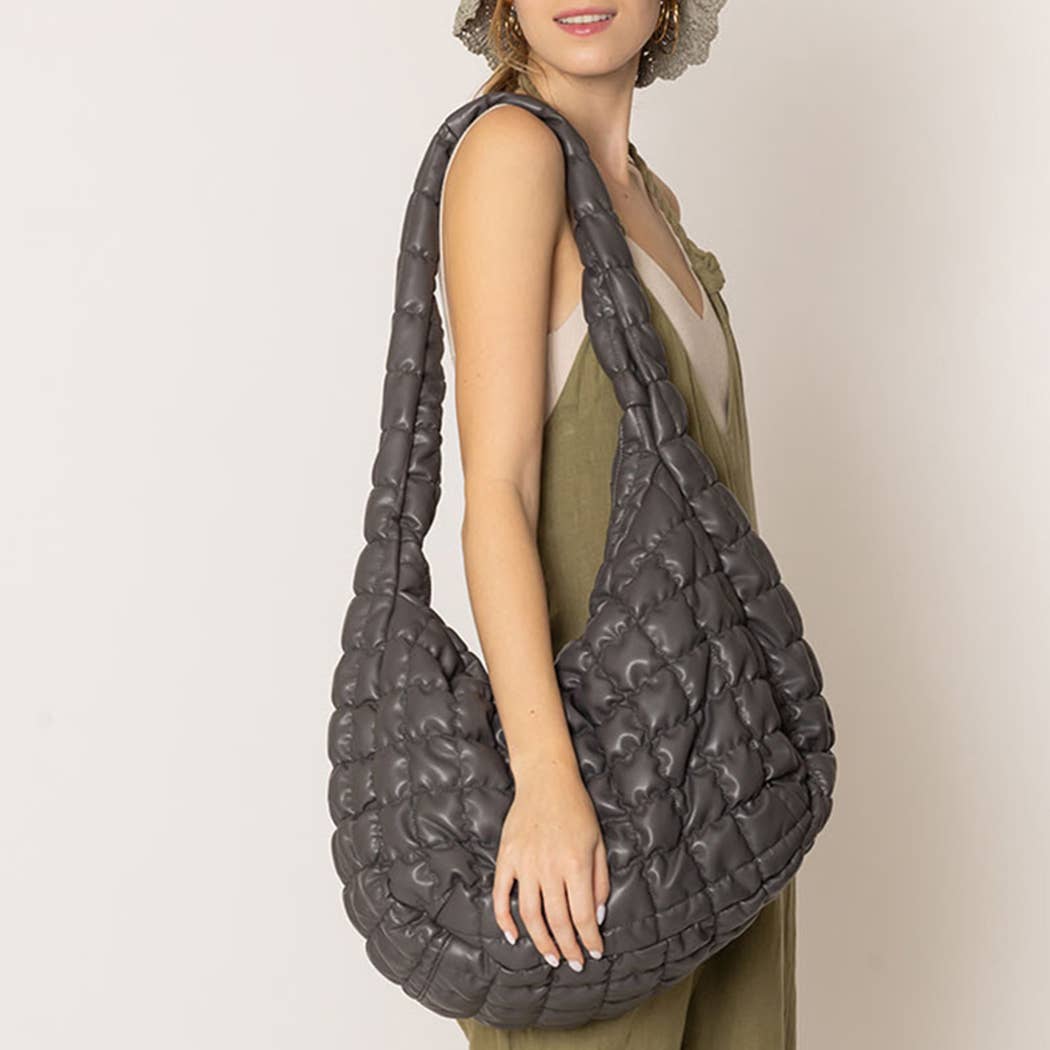 Stylish Quilted Puffer Handbag