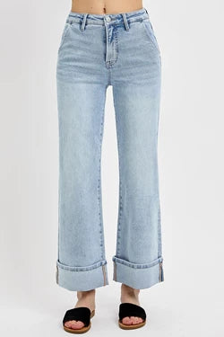 HR Wide Cuffed Jeans