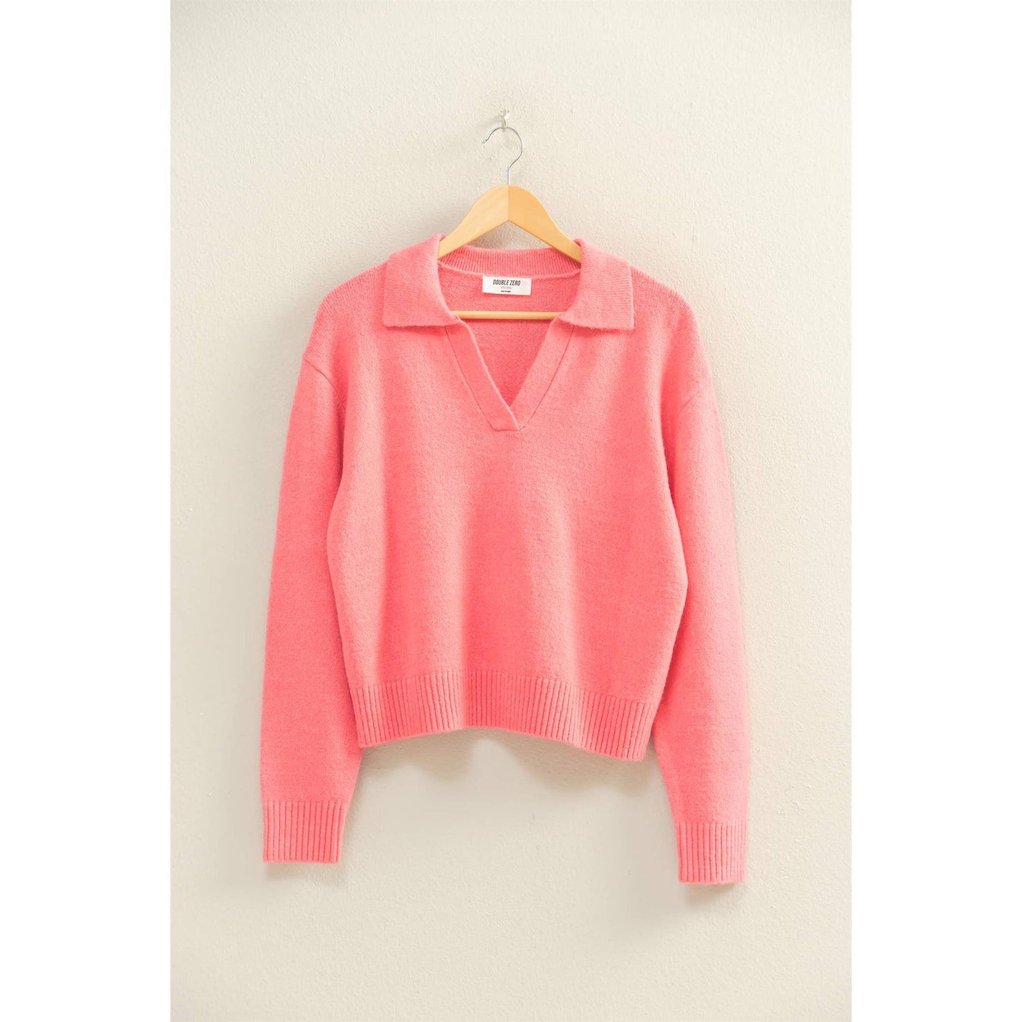 Collared V Neck Sweater