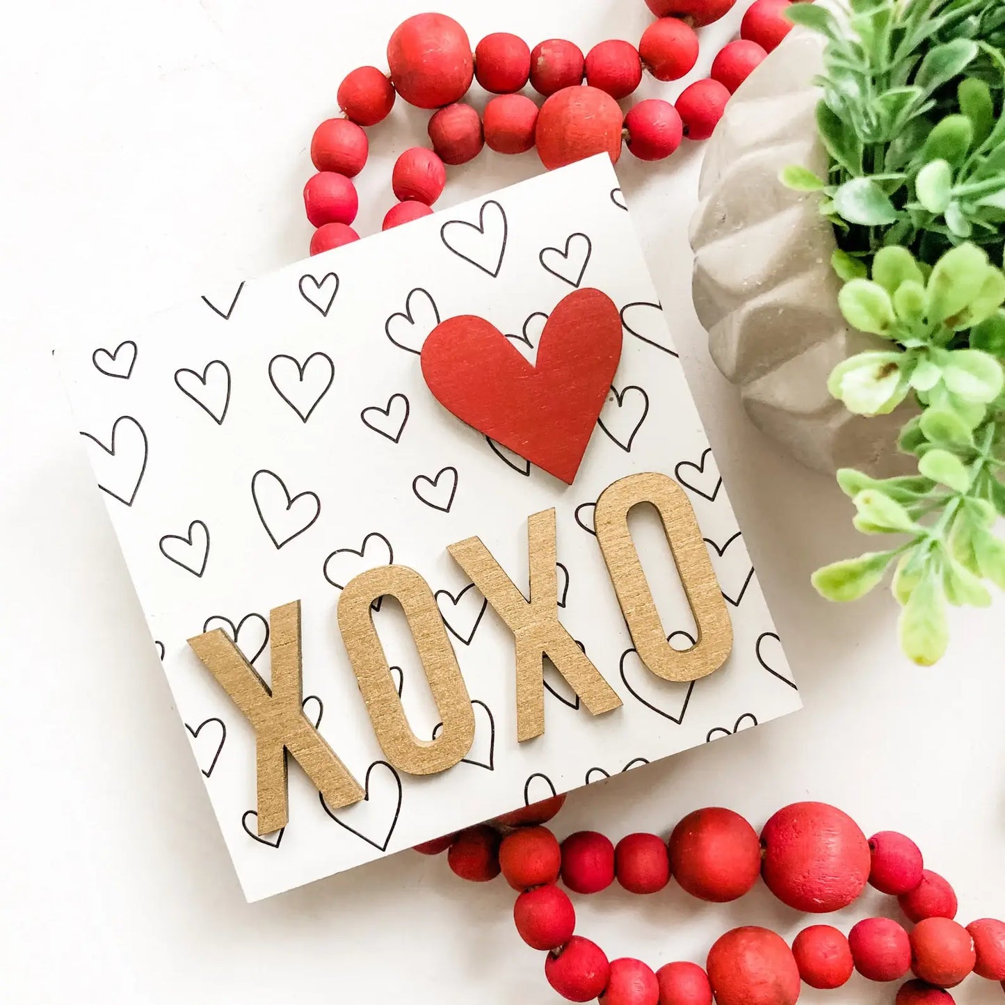 Valentines Day - Pink/Gold Hearts