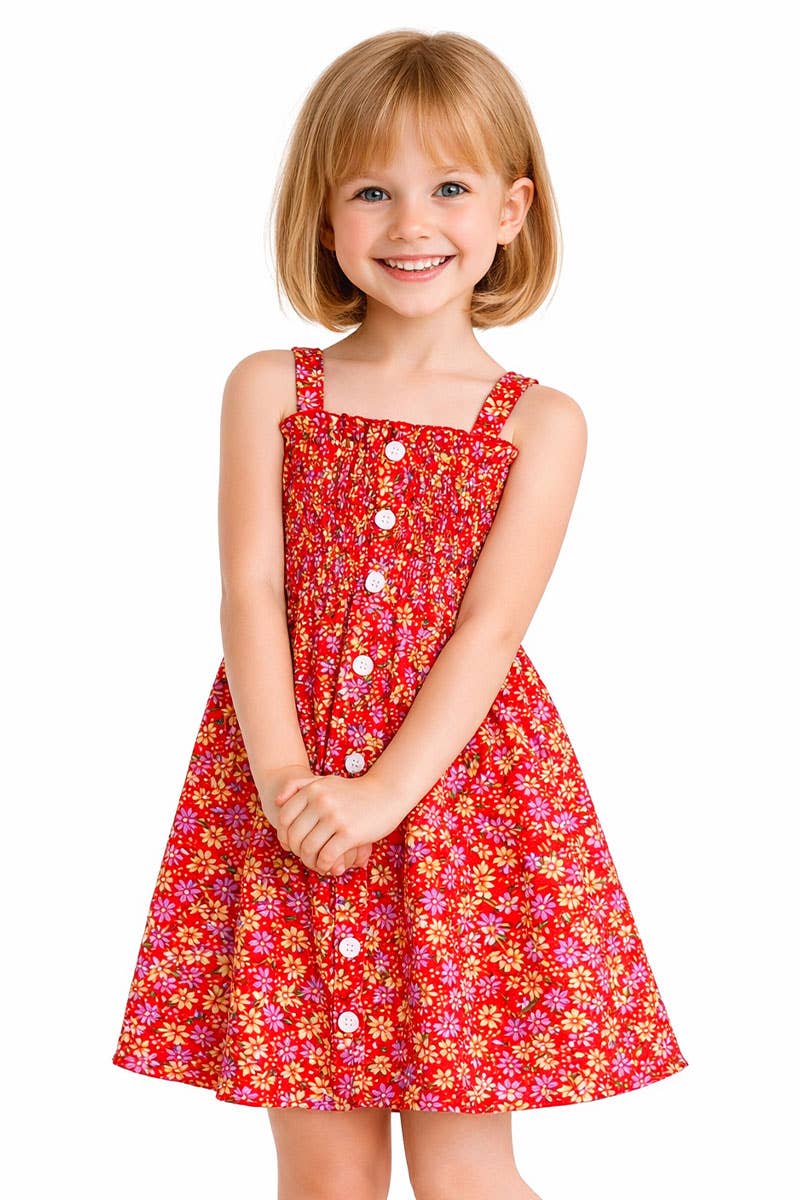 Girl's Floral Dress