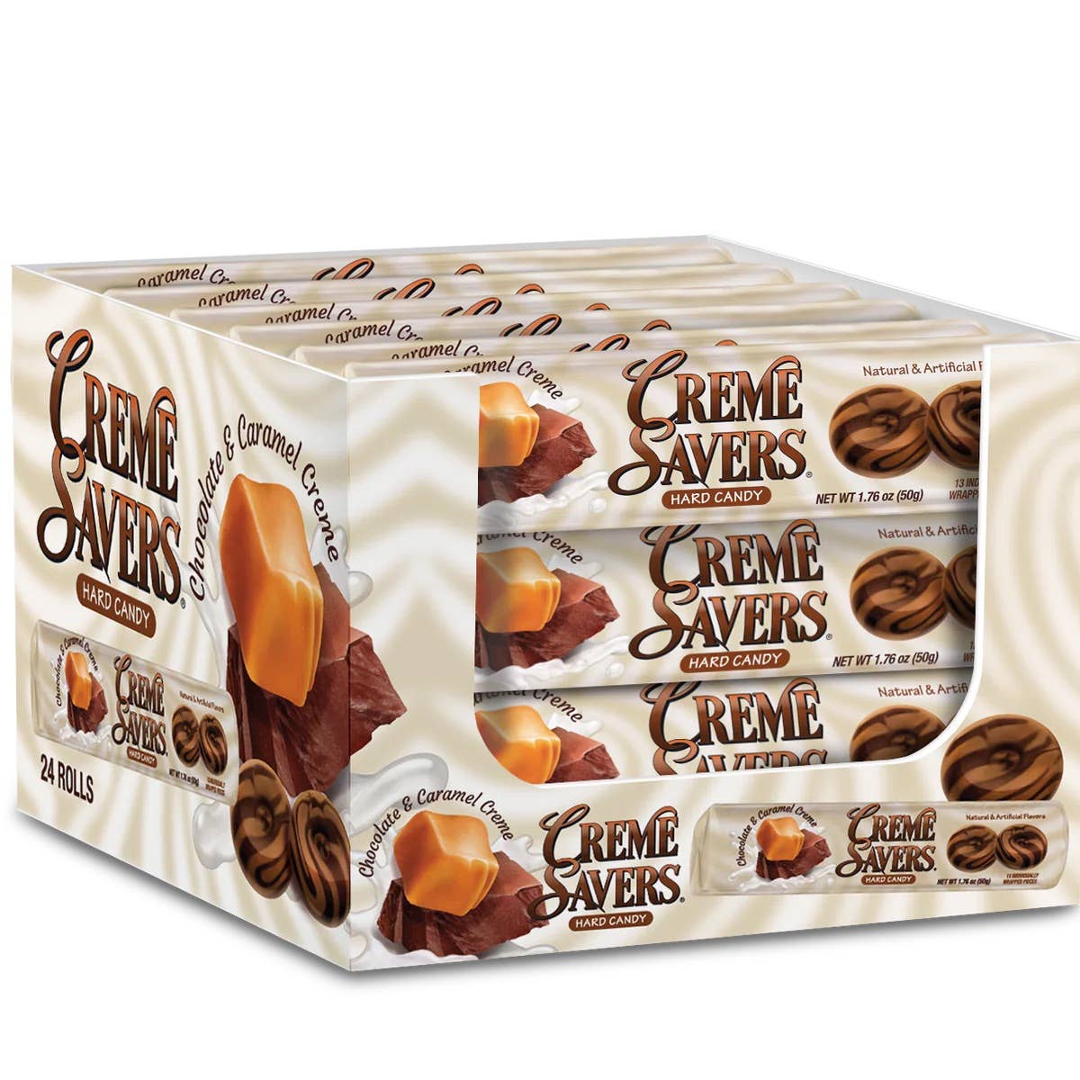Creme Savers Rolls Chocolate & Caramel Creme