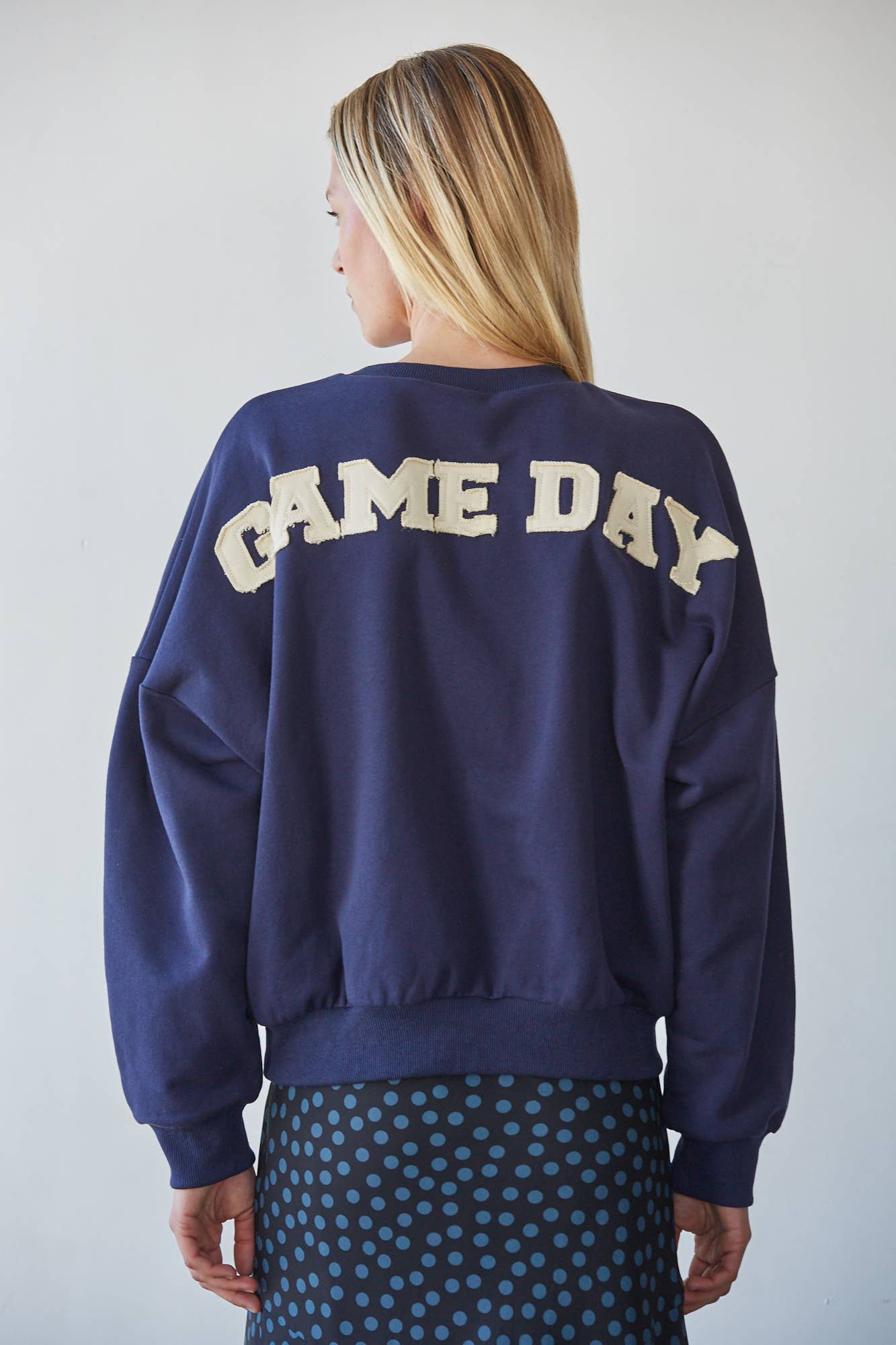 Crew 'Game Day' on Back Pullover Top