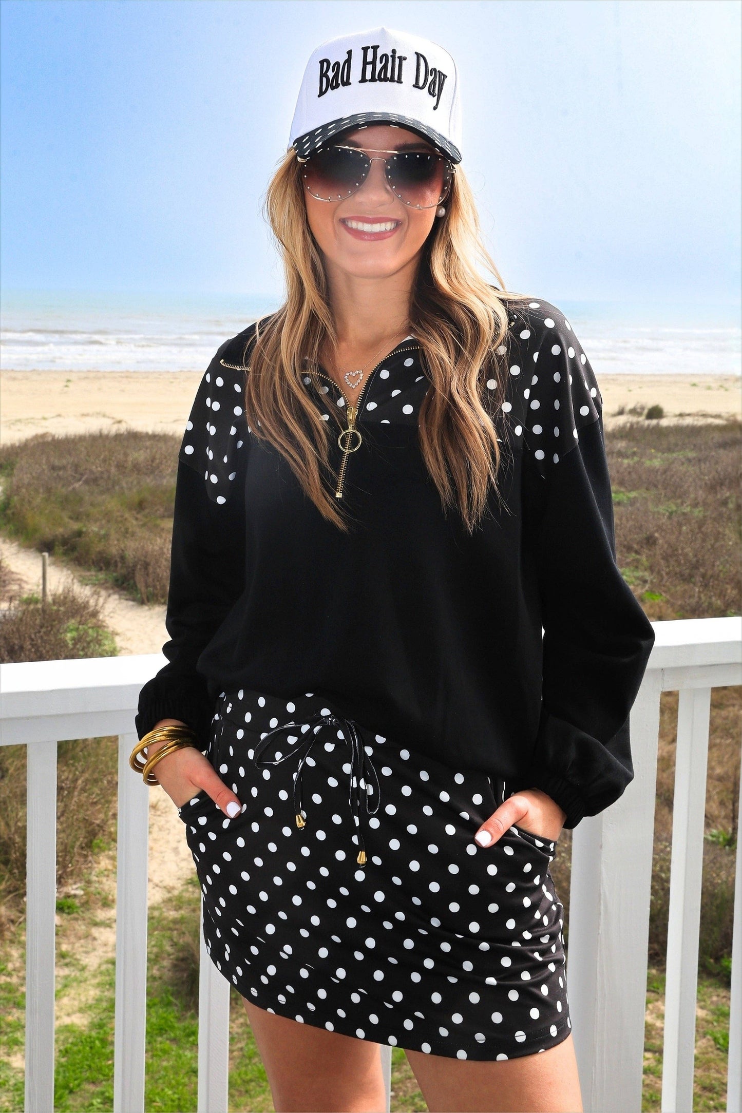 Polka Dot Skort