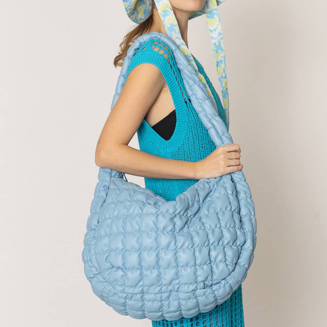 Stylish Quilted Puffer Handbag