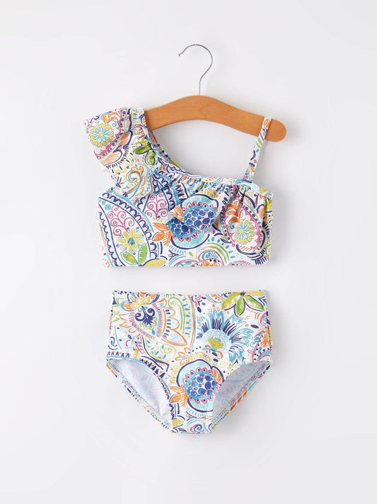 "Plant" Girls' Swimsuit