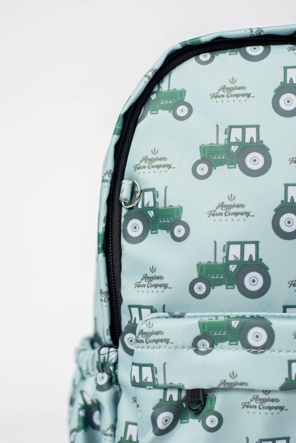 Green Tractor Backpack: Green / 13" Kids