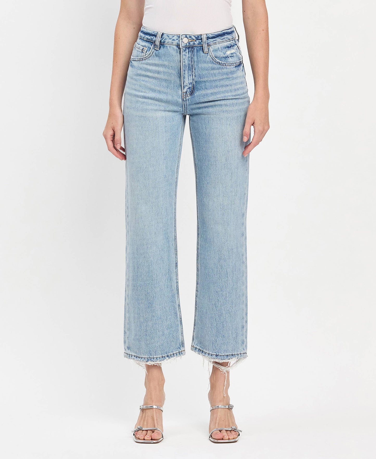 90's HR Slim Wide Jeans