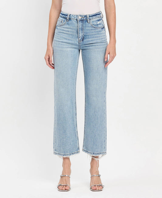 90's HR Slim Wide Jeans