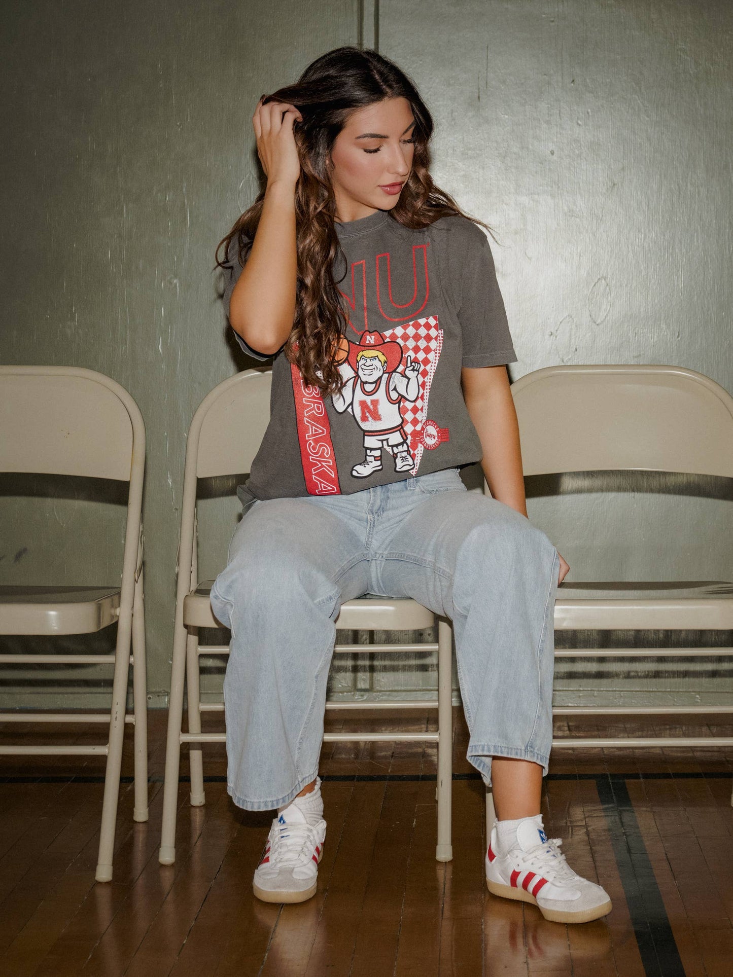 Huskers Basketball Tee