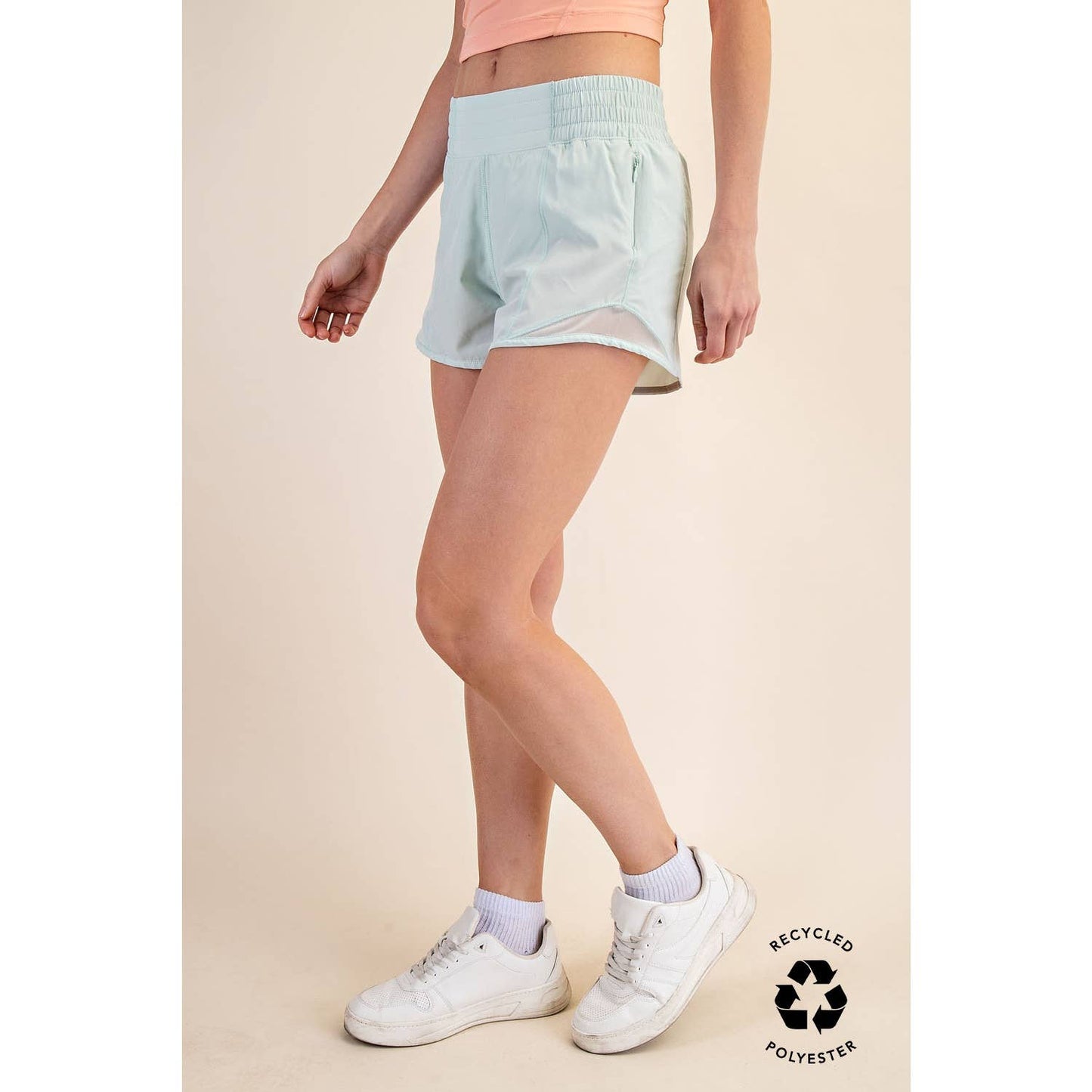 3INCH STRETCH WOVEN EXERCISE SHORTS: Kelly Green / S-M-L-XL(2-2-2-2)