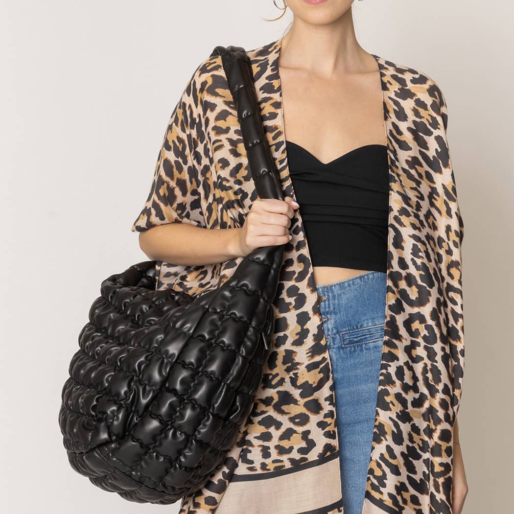 Stylish Quilted Puffer Handbag