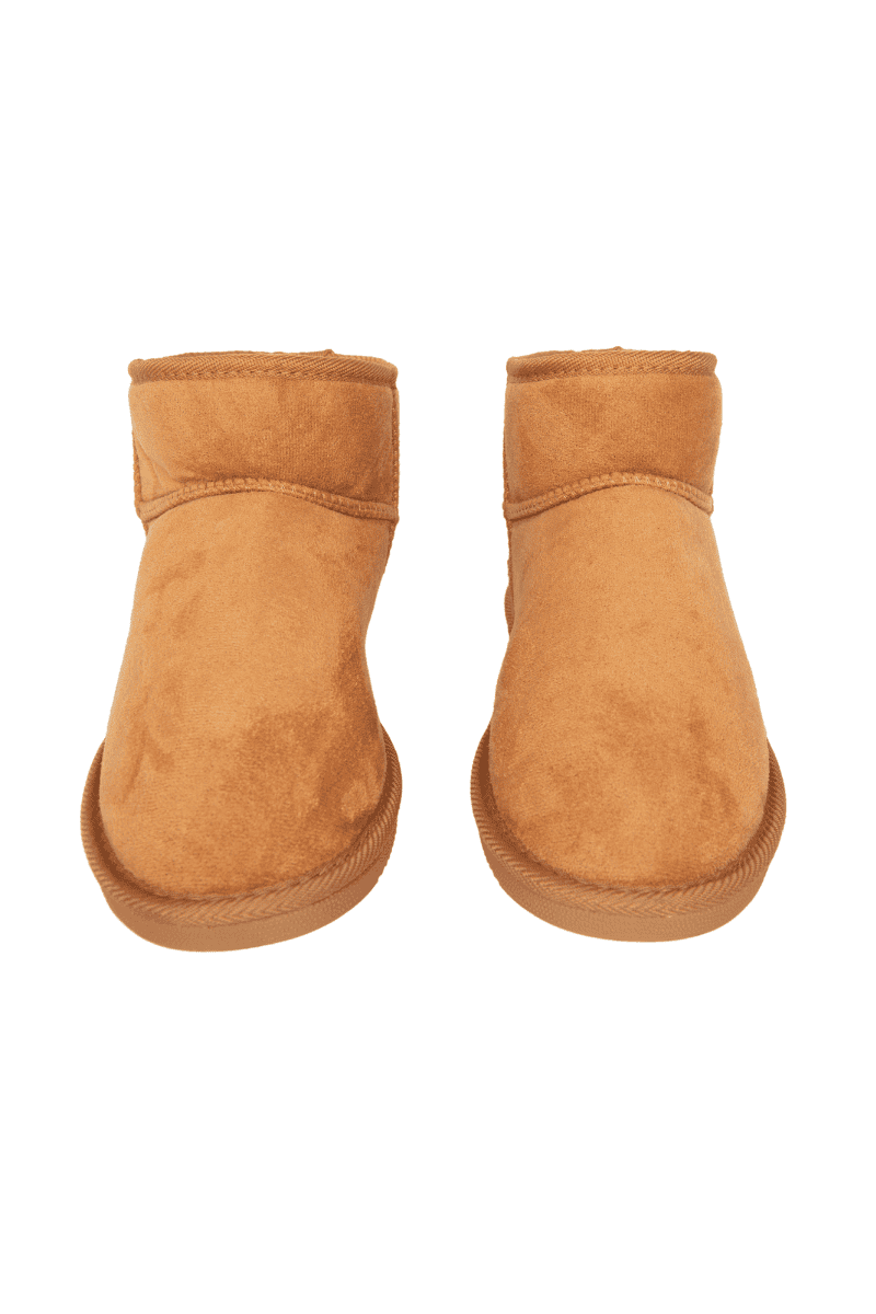 Chesnut Fur Mini Ankle Boots