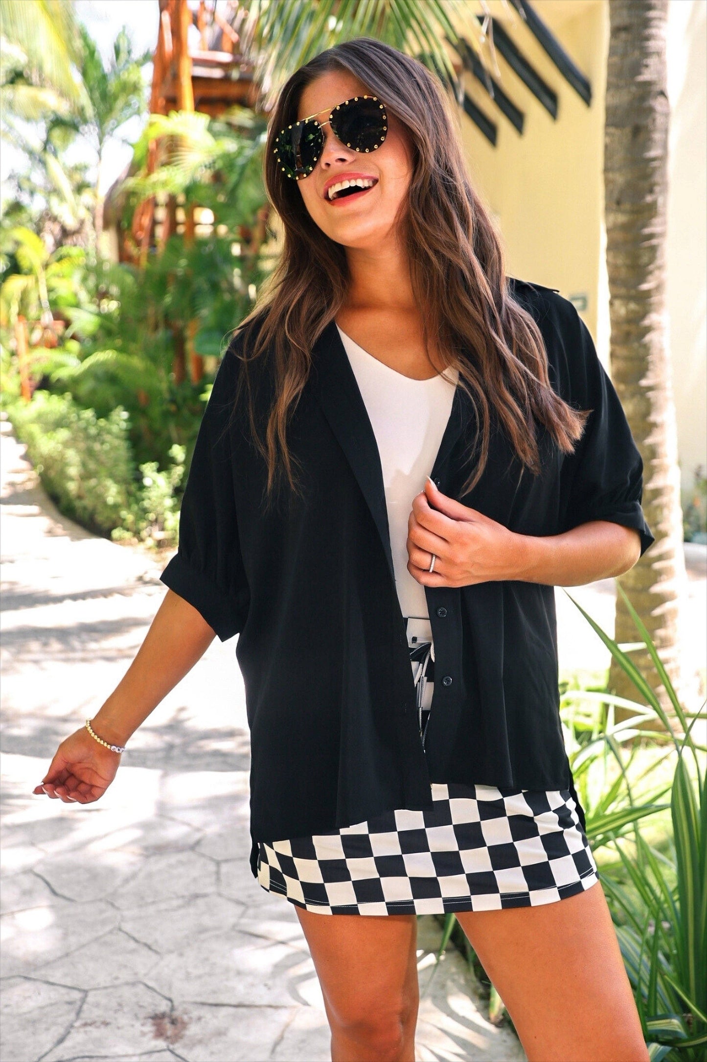 Checkerboard Skort